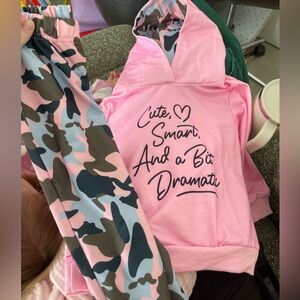 3T Girls Pink Camo Hoodie & Jogger Set
“Cute, Smart and a Bit Dramatic”
